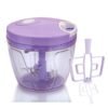 Multi Chopper with 3 Stainless Steel Blades, Garlic Onion Cutter Dori Chopper 1000ML