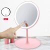 LED Makeup Mirror, Long Lasting Battery, Light & Compact (White)