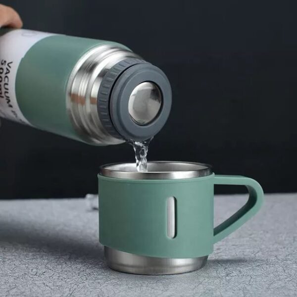 Vacuum Flask Set with 2 Cups