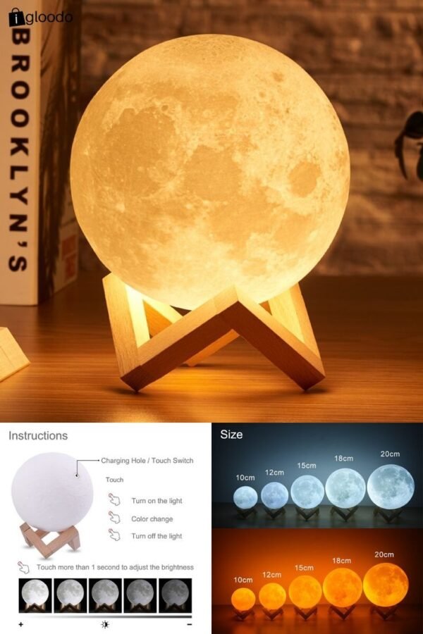 3D Moon Lamp