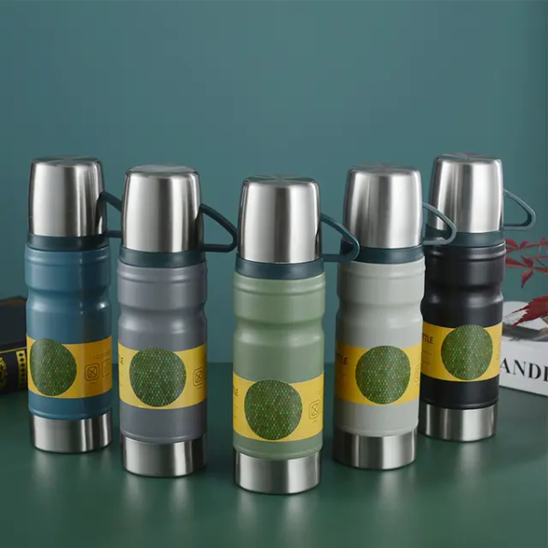 Stainless steel vacuum flask Cup Set (heavy)