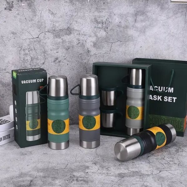 Stainless steel vacuum flask Cup Set (heavy)