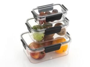 Air Tight Container For Fridge Organizer Plastic Storage Set