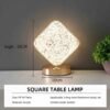 3 Mode Rechargable Crystal LED lamp