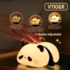 Panda Lamp, Dimmable, Cute Panda Led Bedside Lamp, Rechargeable With Timer, Sleeping Lamp