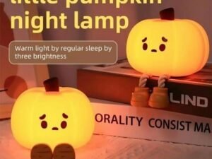 Pumpkin Night Lamp for Kids, Cute Timmer Control Pumpkin Lamp