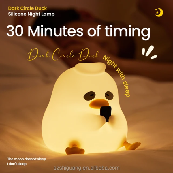 Timer Control Cute Duck Lamp