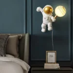 Crafted Gesture Astronaut LED Wall Mounted Lamp