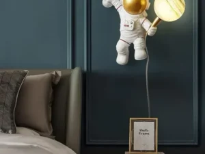 Crafted Gesture Astronaut LED Wall Mounted Lamp