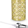 Jewel Polystyrene Liquid Soap Pump Dispenser (Gold)