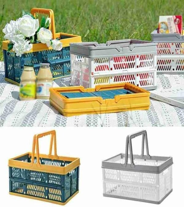 Travel Foldable Multipurpose Storage Basket