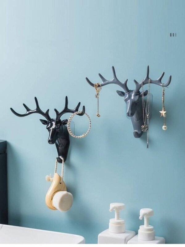 Deer Head Self Adhesive Multipurpose Wall Hook