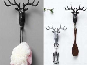 Deer Head Self Adhesive Multipurpose Wall Hook