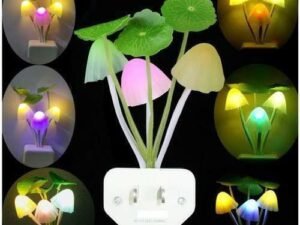 LED Flower & Lotus Leaf Mushroom Night Lamp