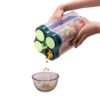 4 Section Container Jar for Grocery, Fridge Container