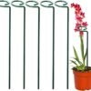 18 Inches Premium Plant Support Stakes, Sturdy Metal Construction for Strong and Healthy Plant Growth