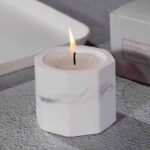 Marble Texture Premium Candle