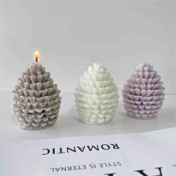 3D Pine Cone Candle