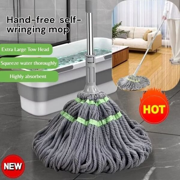 Microfiber Twist Mop for Floor Cleaning