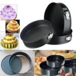 3 Pcs of Teflon Coated Spring Form Cake Mould