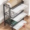 3 Layer Multifunction Kitchen Storage Rack