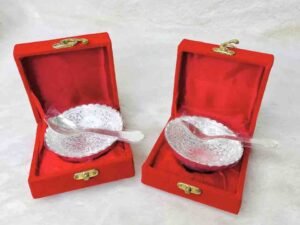Silver Bowl + Spoon Gift Set