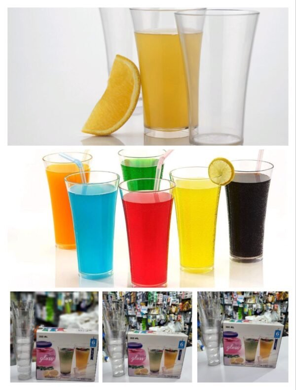 Juicer Plastic Glass Set6