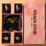 Snaks Zone Gift Set (4 Cup+ 1 Platter)
