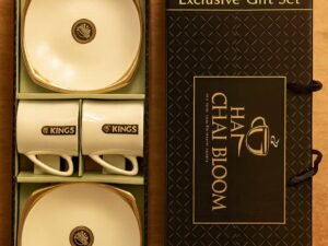 Chai Bloom Gift Set (2 Cup+ 2 Platter)