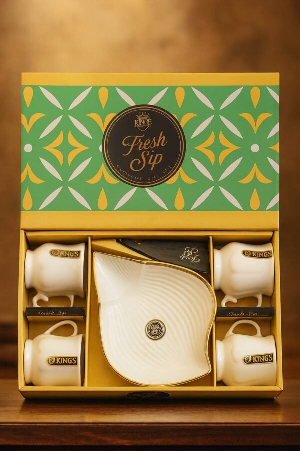 Fresh Ship Gift Set (4 Cup+ 1 Platter)